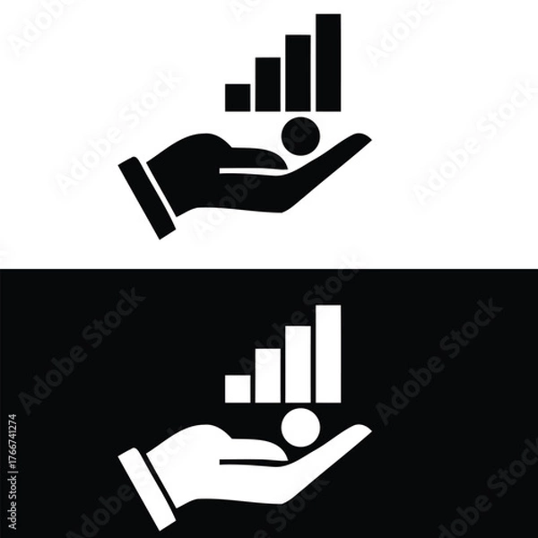 Obraz Hands Silhouettes