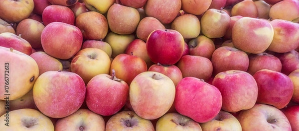 Obraz red and green apples