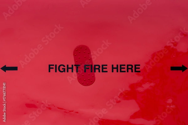 Fototapeta Design and pattern isolated from an aircraft fuselage