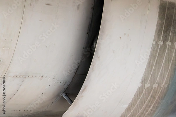 Fototapeta Design and pattern isolated from an aircraft fuselage