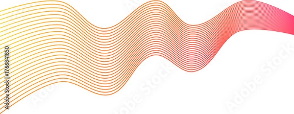 Fototapeta Waves Lines Pattern Design, Waves Background