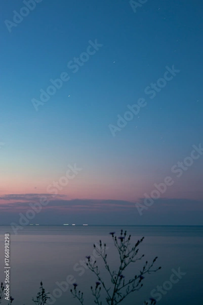 Obraz Sunrise sky gradient