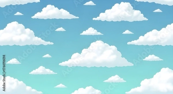 Obraz Conjunto de nubes.