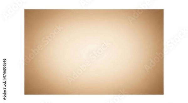 Fototapeta Blank brown paper texture with subtle gradient effect for background use