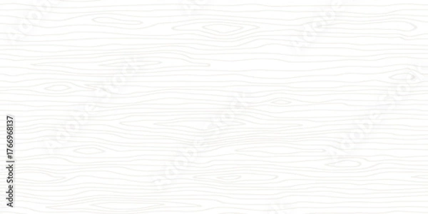 Obraz Wood linear texture, grey lines on white background, vector pattern