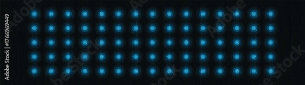 Obraz Panorama Dot Laser Technology Background,comic and Motion concept design,vector.