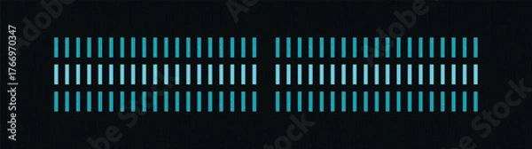 Obraz Panorama Super Light Electronic on Blue Technology Background,Hi tech and Motion concept design,vector.