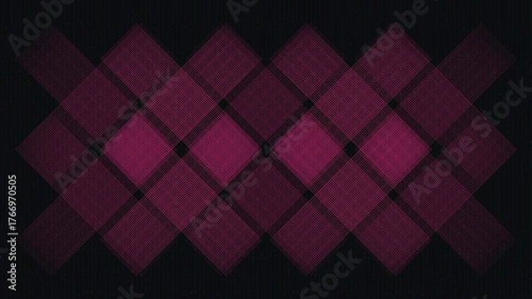 Obraz Light Pink Electronic board on Technology Background,Ai and Modern tech concept design,vector.