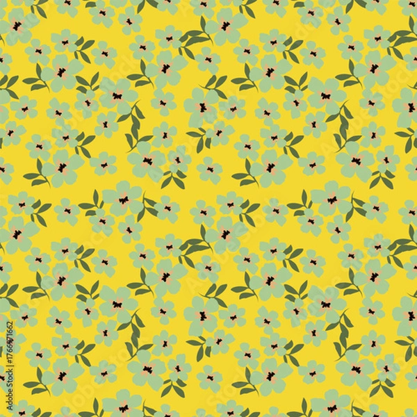 Obraz seamless pattern with yellow flowers