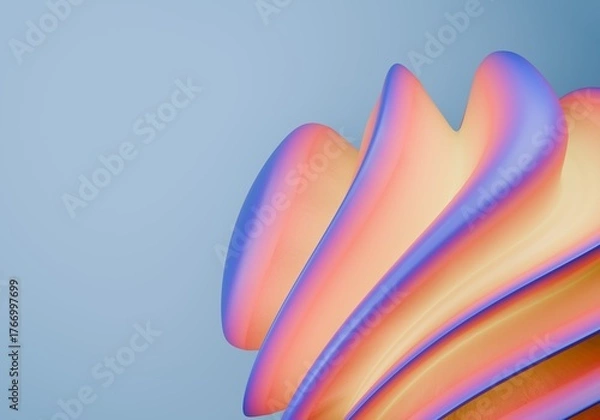 Obraz Colorful abstract graphic shape design