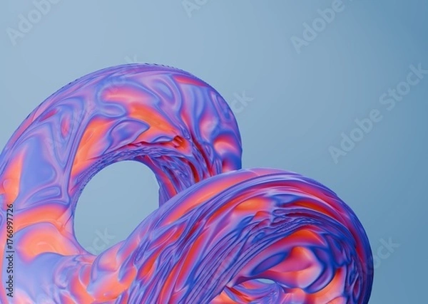 Fototapeta Colorful abstract graphic shape design