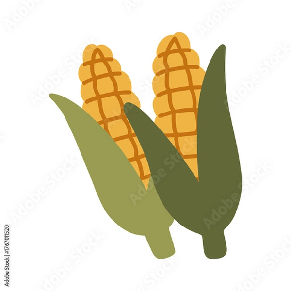 Obraz corn cob clip art