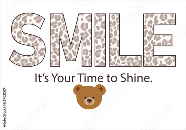 Obraz leopard animal print vector design  and background