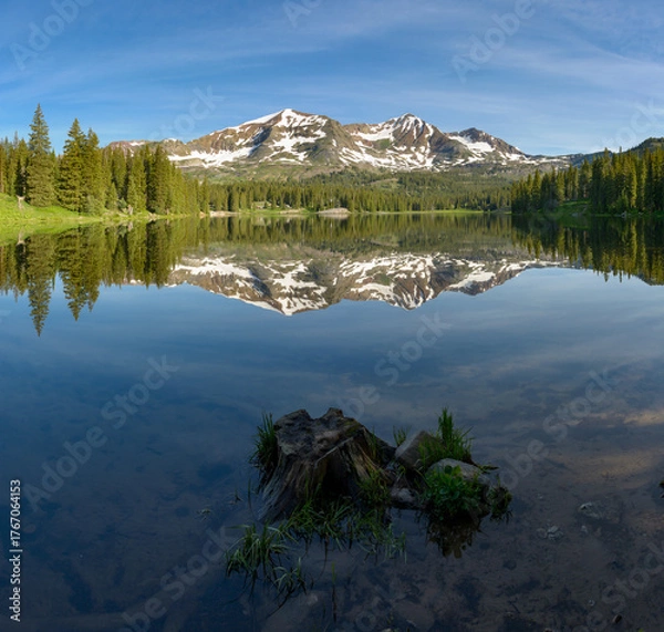 Obraz Lake Irwin Summer Reflection