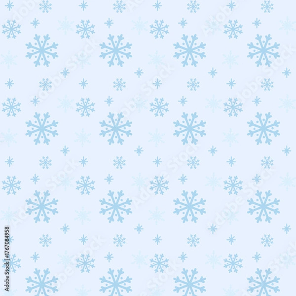 Fototapeta Wintery Snowflakes