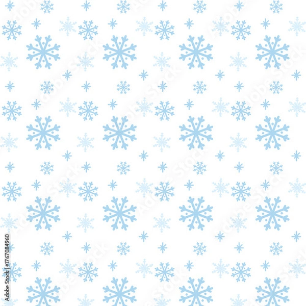 Fototapeta Wintery Snowflakes