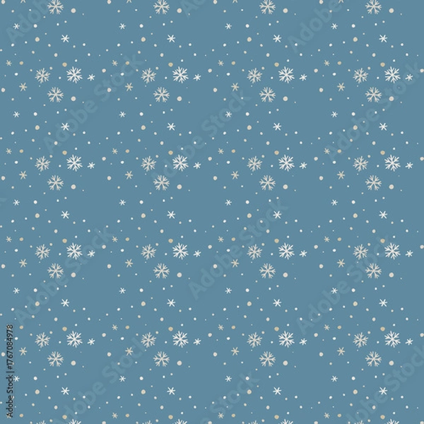 Fototapeta Wintery Snowflakes