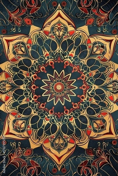 Fototapeta Brain illustration on laptop screen, modern technology and AI concept