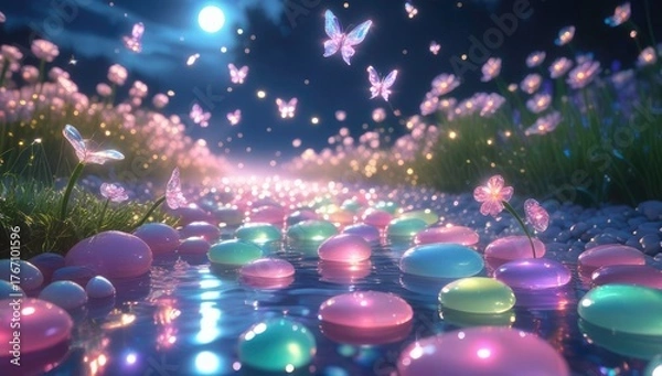 Obraz christmas tree lights