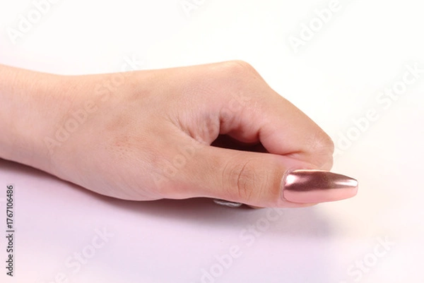 Obraz ネイルをした女性の手
