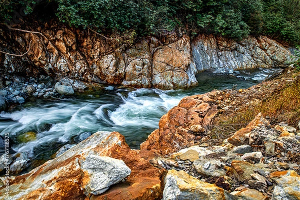 Fototapeta Different views from Firtina Creek