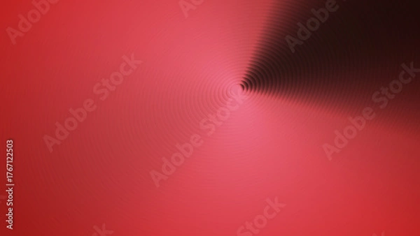 Obraz メタリックな同心円（赤）