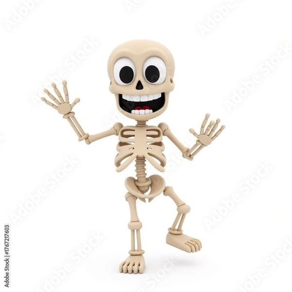 Fototapeta 3D Smiling Skeleton