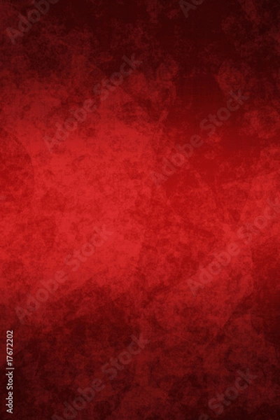 Fototapeta Grungy red christmas background
