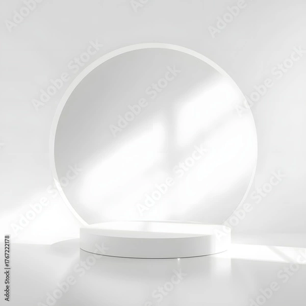 Fototapeta empty glass sphere