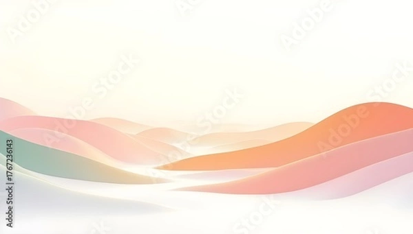 Fototapeta abstract colorful wave background