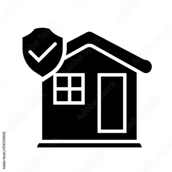 Obraz Insurance icons, for web, app, and symbol. Insurance Vector, illustration, logo.