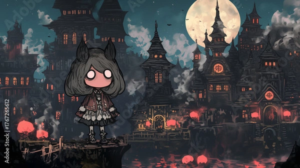 Fototapeta 不気味なハロウィン