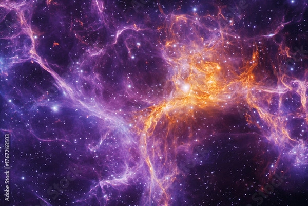 Obraz A telescope capture of an intergalactic cosmic filament  