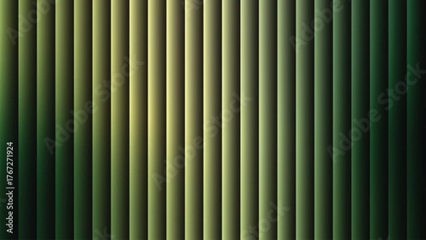 Obraz Abstract vertical stripes pattern of green yellow and brown hues gradient effect vector
