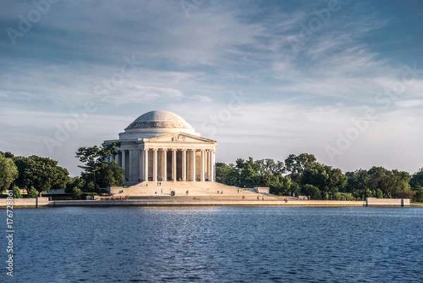 Obraz Jefferson Memorial wieczorem, Waszyngton, USA