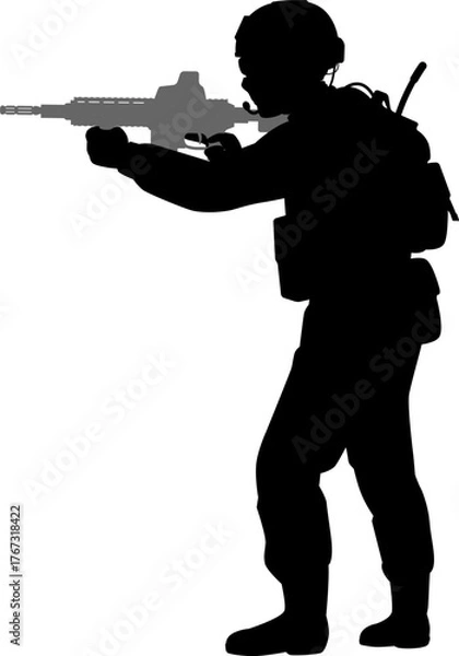 Fototapeta 特殊部隊員②