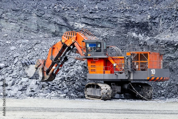 Obraz Mining excavator