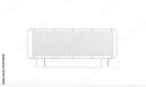 Obraz Barrier banner isolated mockup front view
