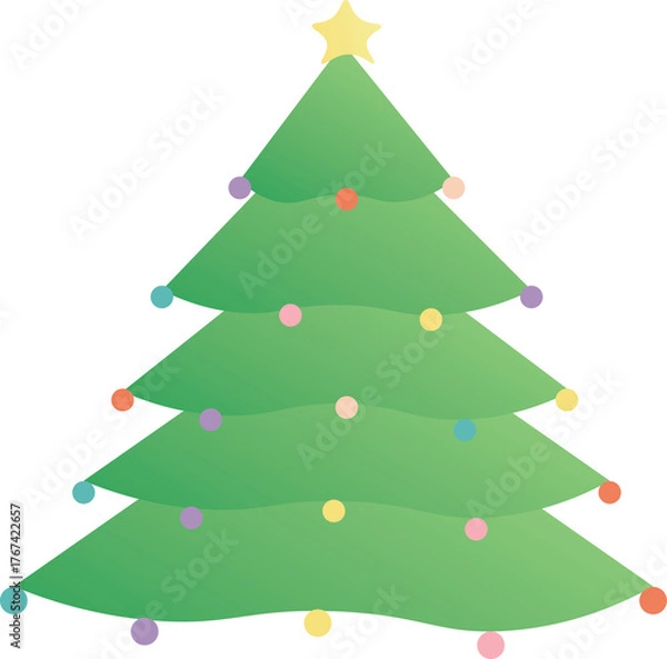 Fototapeta christmas tree