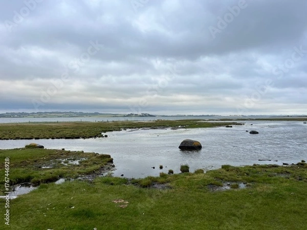 Obraz lake and clouds
