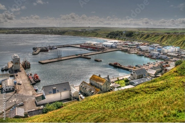 Obraz Scrabster Harbour HDR