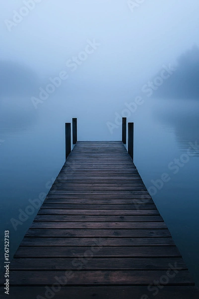 Obraz pier on the sea