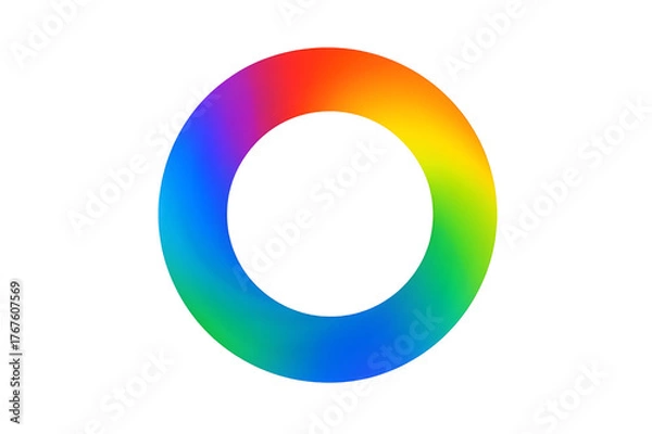 Fototapeta number eight made of colorful splashes