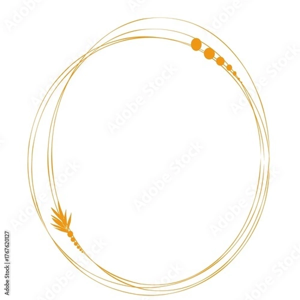 Fototapeta abstract circle frame