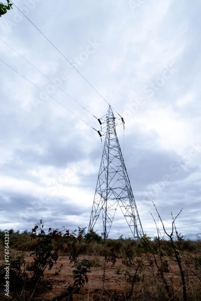 Obraz Beautiful power tower located in the city of Turmalina, MG