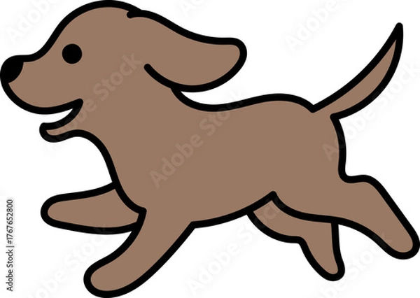 Fototapeta 강아지캐릭터