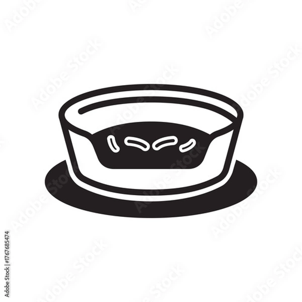 Obraz Animal food icon vector design illustration template in trendy style