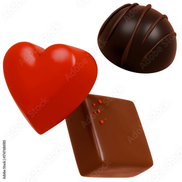 Fototapeta 3D素材チョコレート