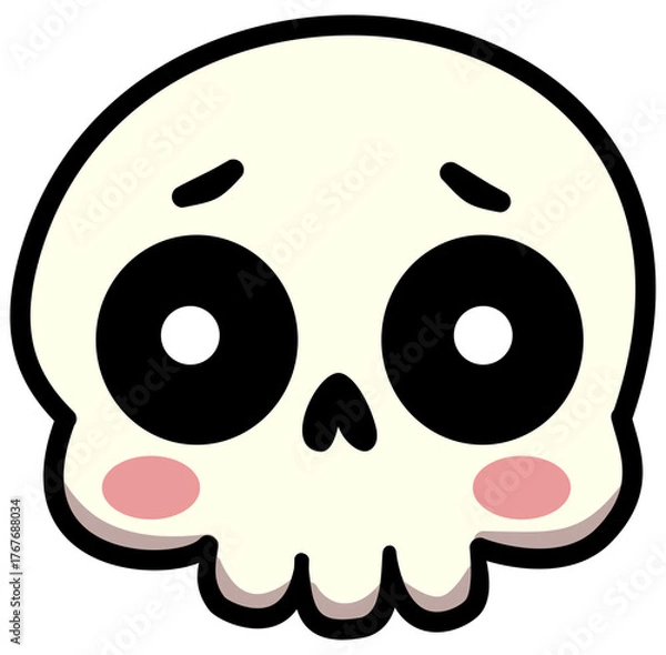 Fototapeta cute skull
