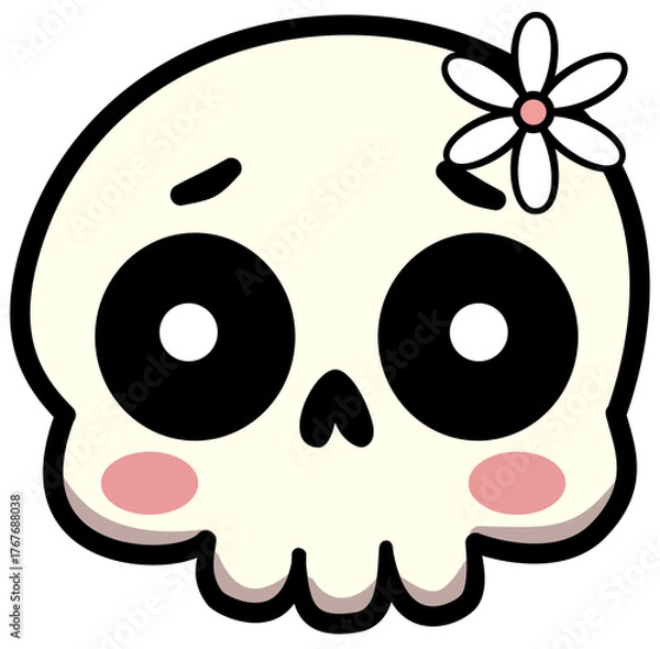 Obraz Cute skull